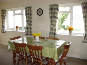 large kitchen/dining area